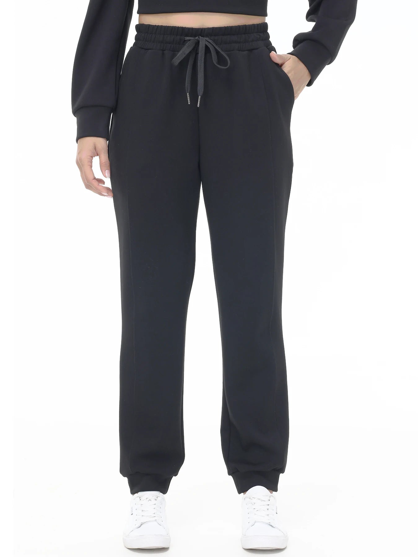 Jogger Pants with Pockets Workout Sweatpants Athletic Track Golf High Waisted