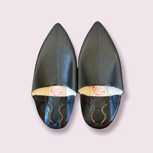 Moroccan Big Size Traditional Handmade Leather Babouche Slippers | High Quality House shoes