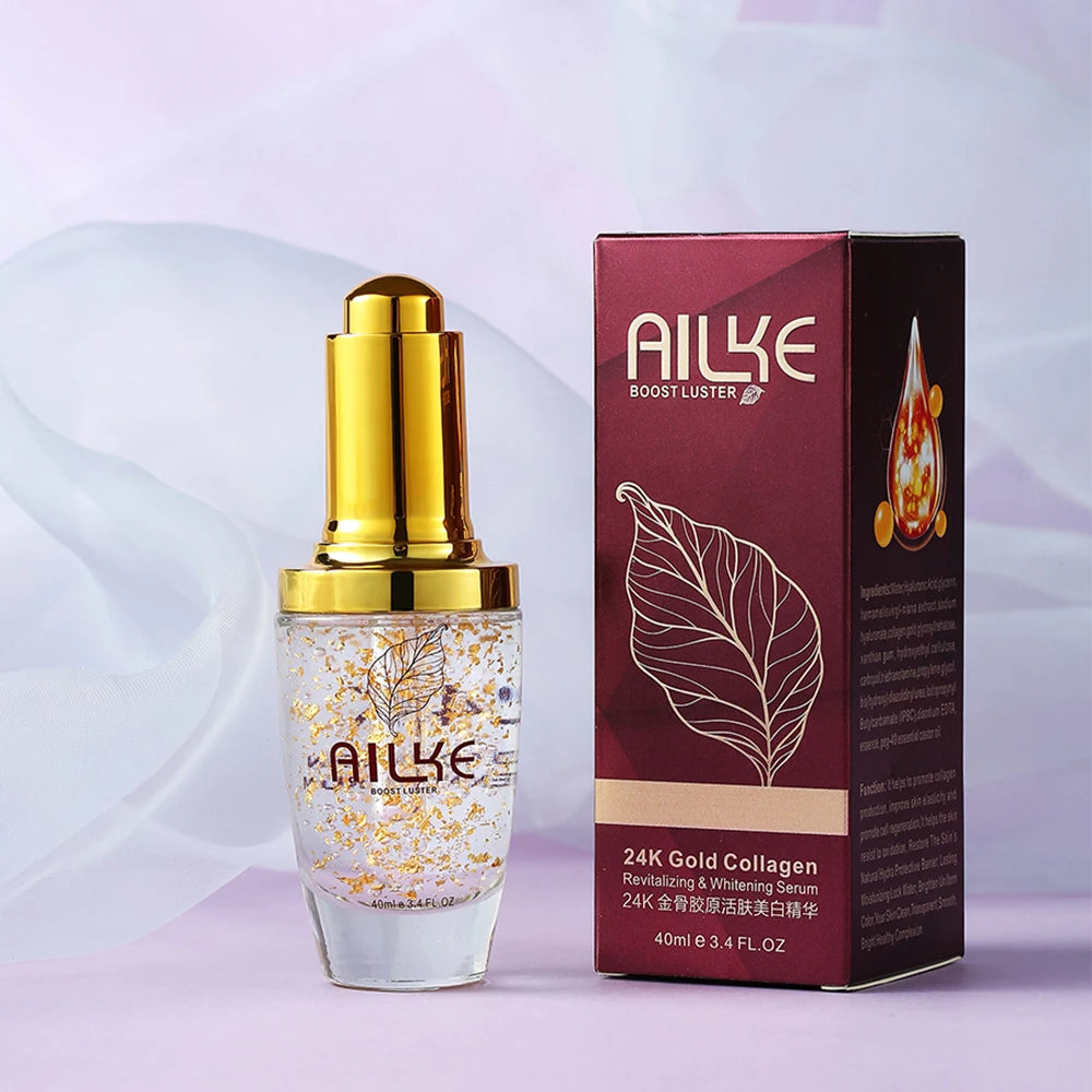 24K gold facial essence glycerin liquid toner face skin cream  moisturizing