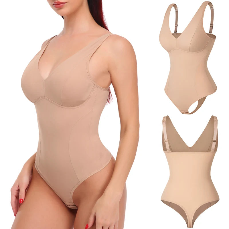 Slimming  Bodysuit  Body Shaper Waist Trainer  Shapewear  with Padded Bra