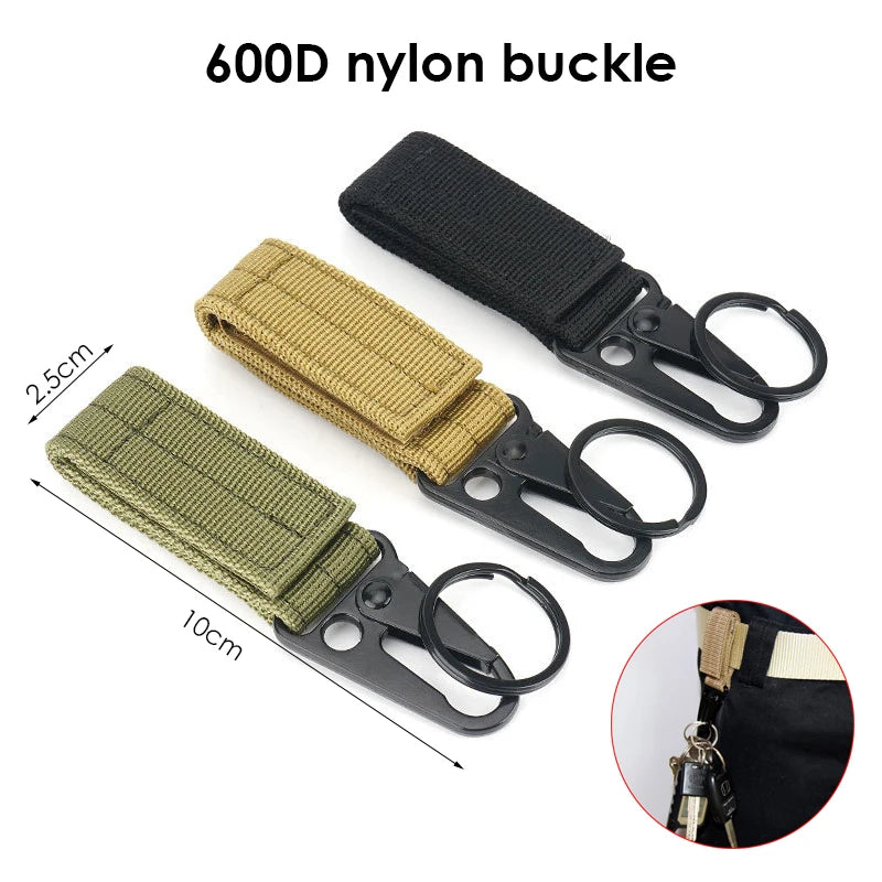 4.3cm Military Belt 1200D Strong Soft Nylon Wide Belt Rust-Proof Metal Buckle Tactical
