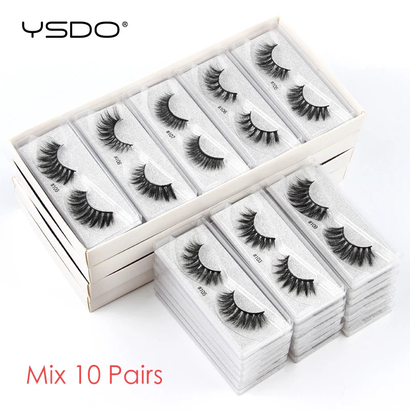 3d Mink Eyelashes Natural Mink Lashes False Eyelashes