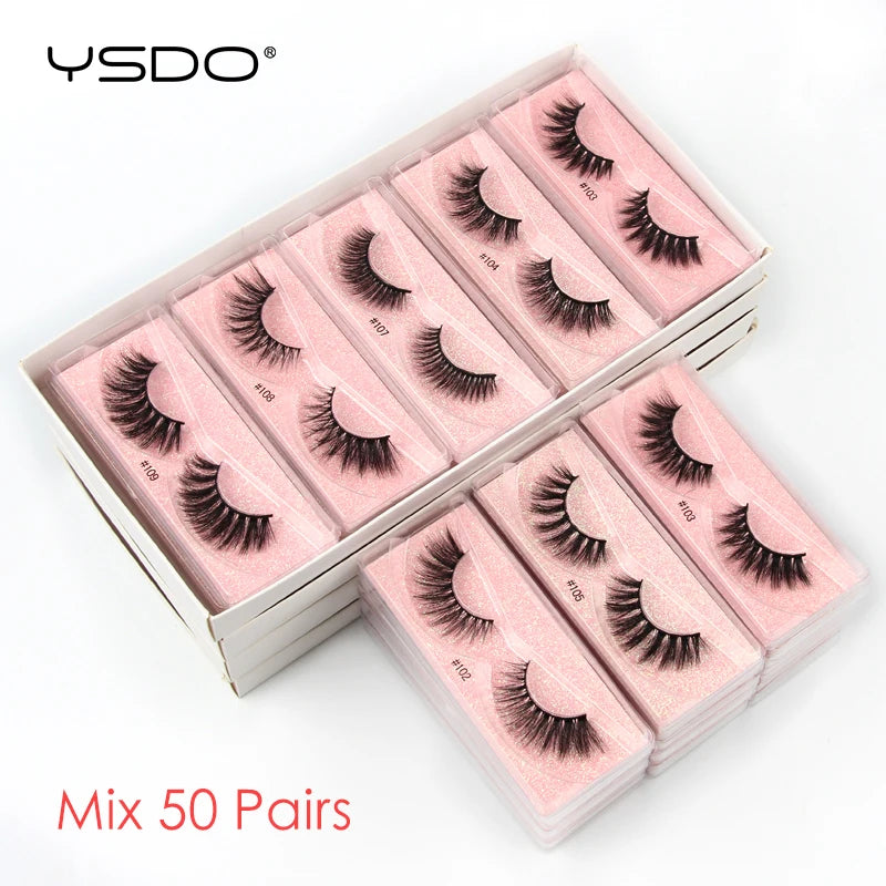 3d Mink Eyelashes Natural Mink Lashes False Eyelashes