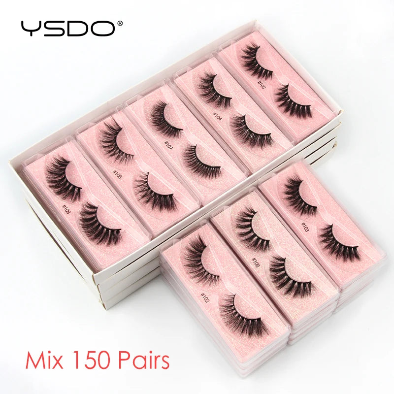 3d Mink Eyelashes Natural Mink Lashes False Eyelashes