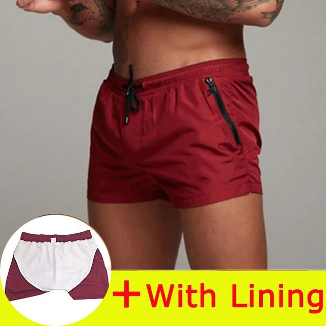 Men's Swimsuit Sexy Swimwear Men Swimming Shorts Men Briefs Beach Shorts Sports Suits Surf Board Shorts Men Swim Trunks