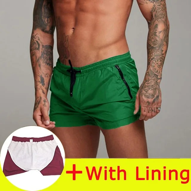 Men's Swimsuit Sexy Swimwear Men Swimming Shorts Men Briefs Beach Shorts Sports Suits Surf Board Shorts Men Swim Trunks