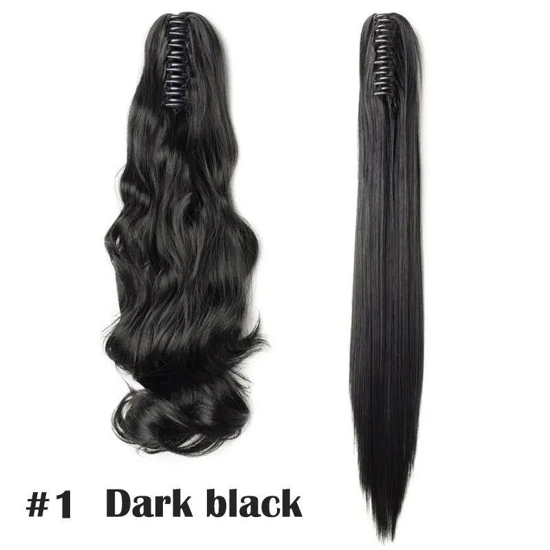 Claw Clip On Ponytail Hair Extension Synthetic Ponytail Extension Hair