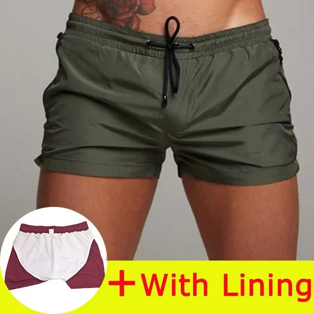 Men's Swimsuit Sexy Swimwear Men Swimming Shorts Men Briefs Beach Shorts Sports Suits Surf Board Shorts Men Swim Trunks