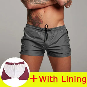Men's Swimsuit Sexy Swimwear Men Swimming Shorts Men Briefs Beach Shorts Sports Suits Surf Board Shorts Men Swim Trunks