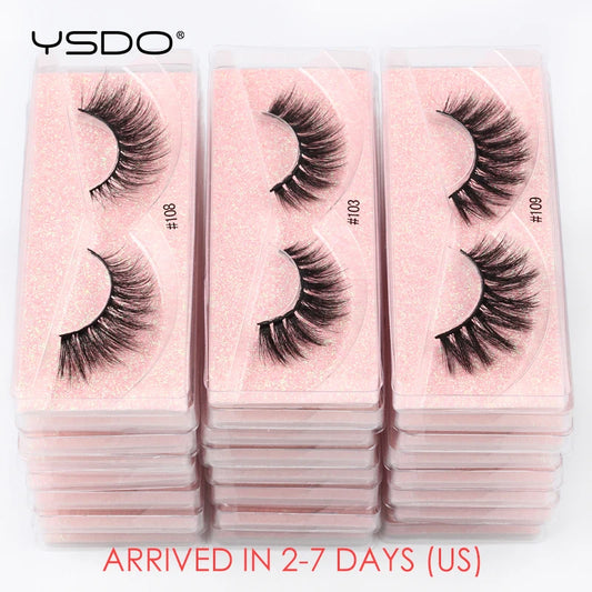 3d Mink Eyelashes Natural Mink Lashes False Eyelashes