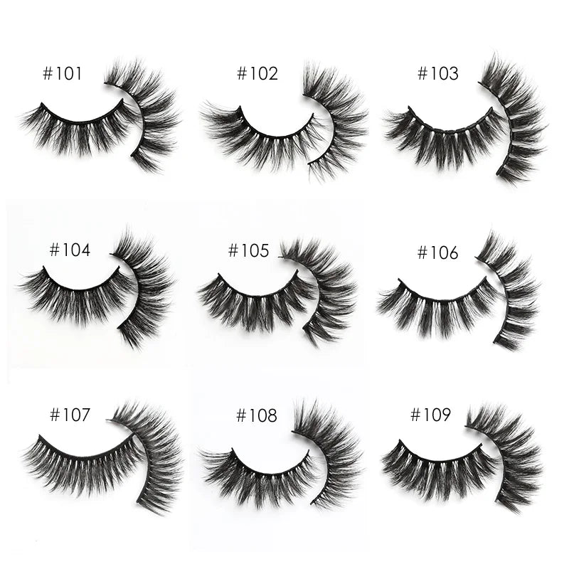 3d Mink Eyelashes Natural Mink Lashes False Eyelashes