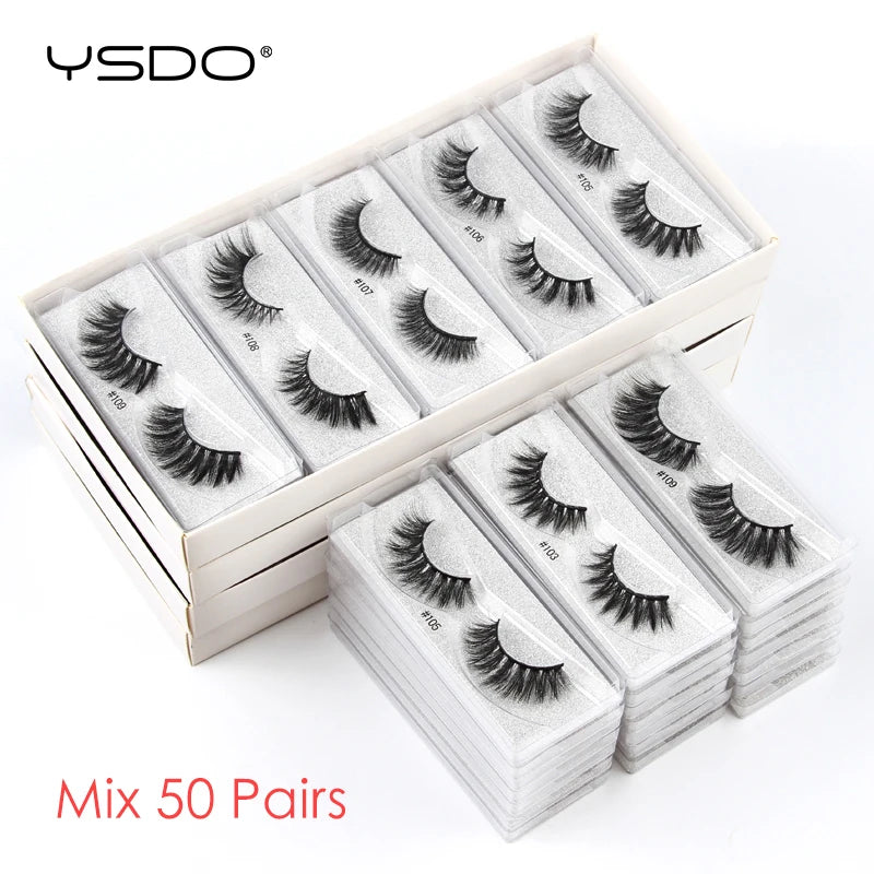 3d Mink Eyelashes Natural Mink Lashes False Eyelashes