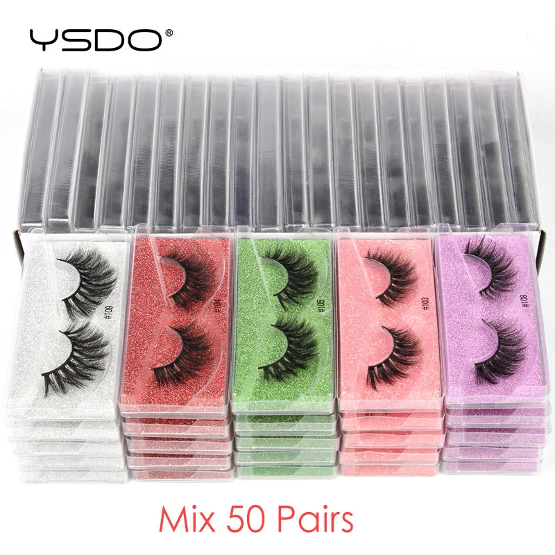 3d Mink Eyelashes Natural Mink Lashes False Eyelashes