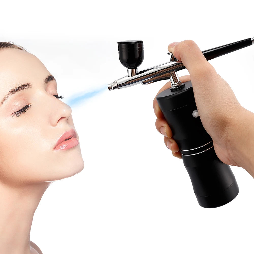 Top 0.3mm Mini Air Compressor Kit Air-Brush Paint Spray Gun Airbrush For Nail Art Tattoo Craft