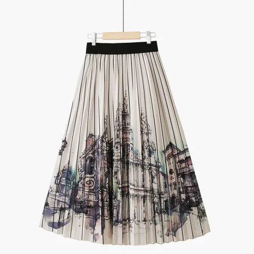 A-Line Skirt High Waist  Vintage