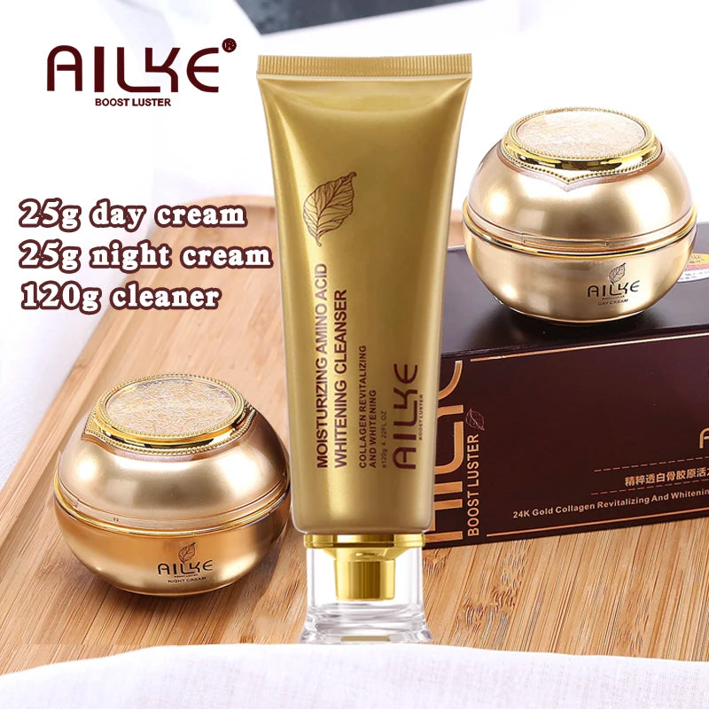 24K gold facial essence glycerin liquid toner face skin cream  moisturizing