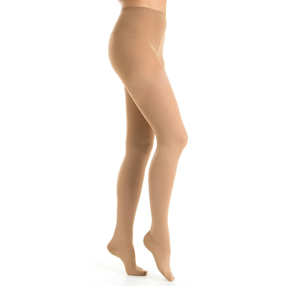 Graduated Compression Pantyhose 30-40 mmHg Best Support Stockings for Medical Flight Travel Nursing Varicose Veins Edema