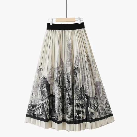 A-Line Skirt High Waist  Vintage