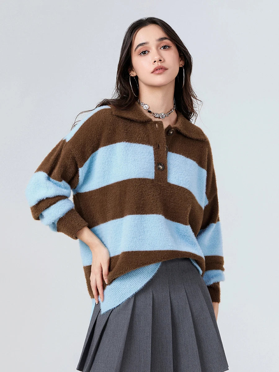 Women s Winter Sweaters Fashionable Warm Cable Knit Turtleneck Pullover Sweater with Ribbed Cuffs and Hem