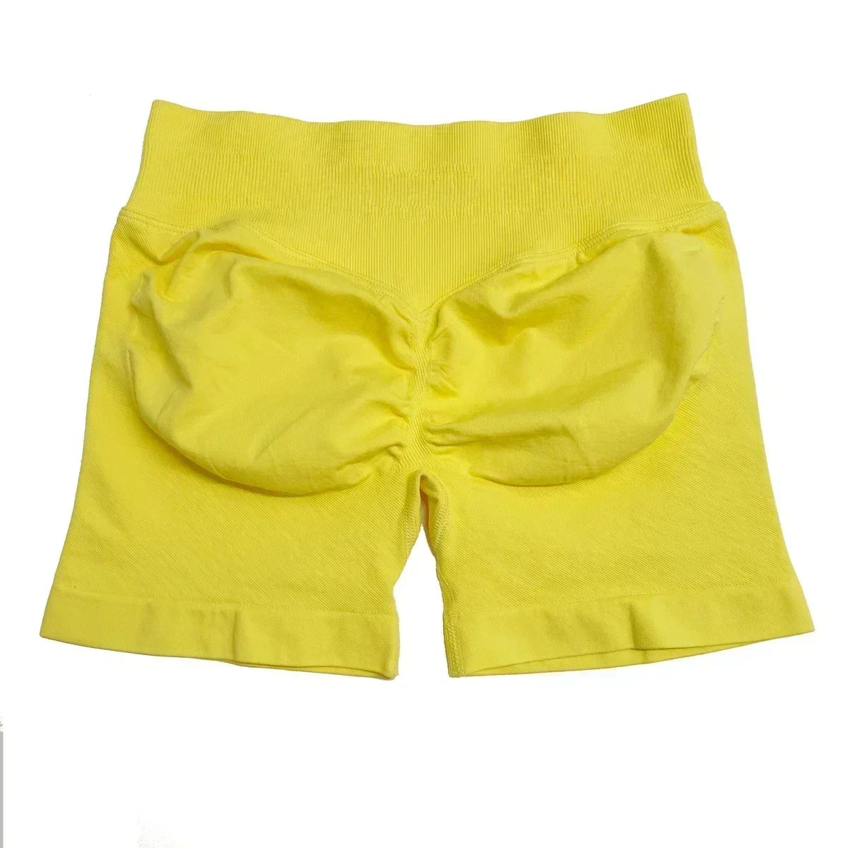 Impact Shorts 4.5 With Logo Low Ribbed Band Yoga Shorts Seamless  Workout Gym Shorts Running Shorts