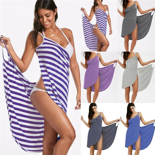 Fashion Women Microfiber Absorbent Towel  Perfect for Swimsuit, Pool, Beach, Bathing Suit - Swimming Accessory