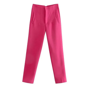 Ladies Pants Office Wear Pants for Women Fashion High waist Formal Pants Office outfits Pencil Trousers