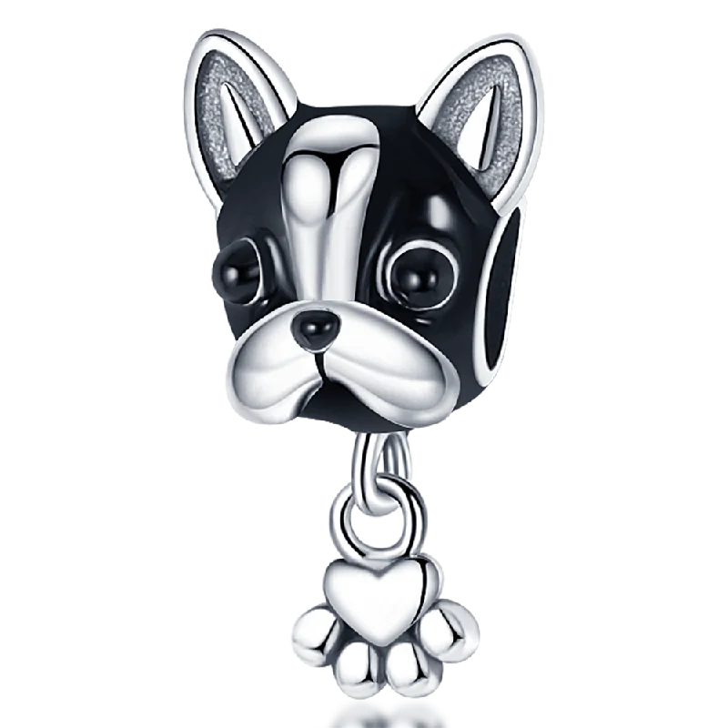 Fit Pandora Original Bracelet 925 Sterling Silver Cute Cat and Puppy Series  Charm