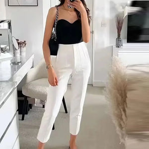 Ladies Pants Office Wear Pants for Women Fashion High waist Formal Pants Office outfits Pencil Trousers
