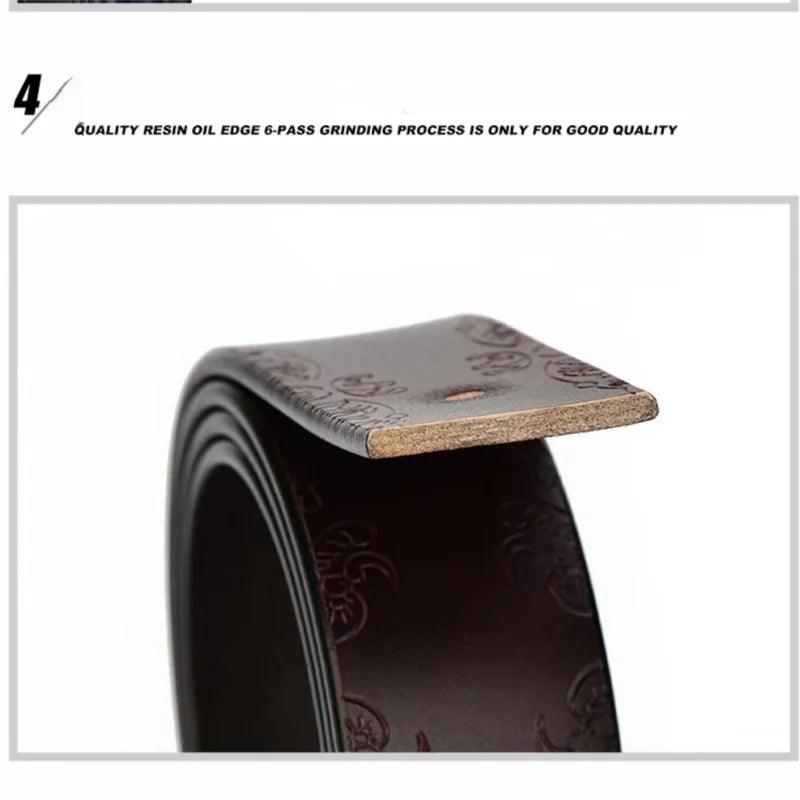 Ladies' PU belt retro carved flower belt, light luxury charming style, needle buckle simple belt