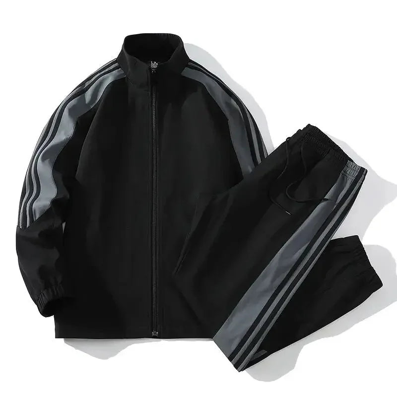 Casual Suit Men Spring Autumn Trendy Loose Fit Sports Suit New Style Fashionable