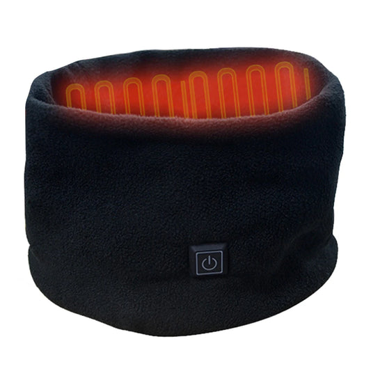 Unisex Heating Fleece Scarf Rechargeable Electric Heating Scarf Foldable 3 Speed Heating