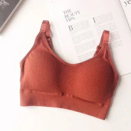 Seamless Sports Bra Fitness Top Yoga Bra Running Crop Top Push Up Sport Bra