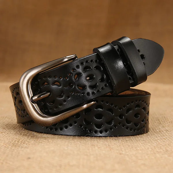 Women Belts Needle buckle belt 5 colors Cutout fashion Belts For Women
