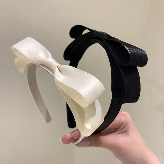 Fabric Double Bow Headband for Women Fashion Simple Hair Wash Hairband Ladies Headwear Hair Accessories