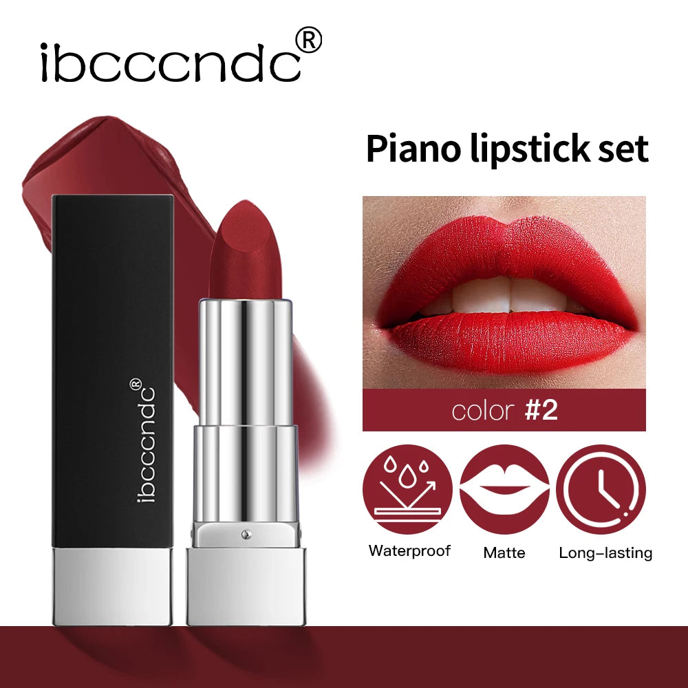 8Pcs/Set Velvet Matte Lipstick Long Lasting Waterproof