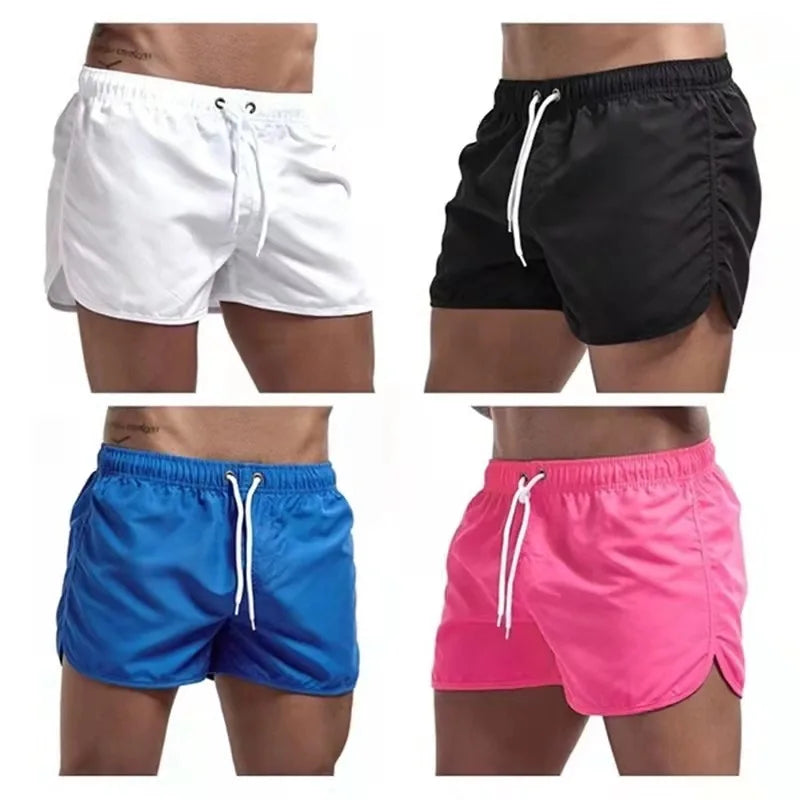 Shorts For Men's Summer Men's Swimwear Shorts Brand Beachwear Sexy Swim Trunks Men Swimsuits Low Waist Breathable Beach Wear