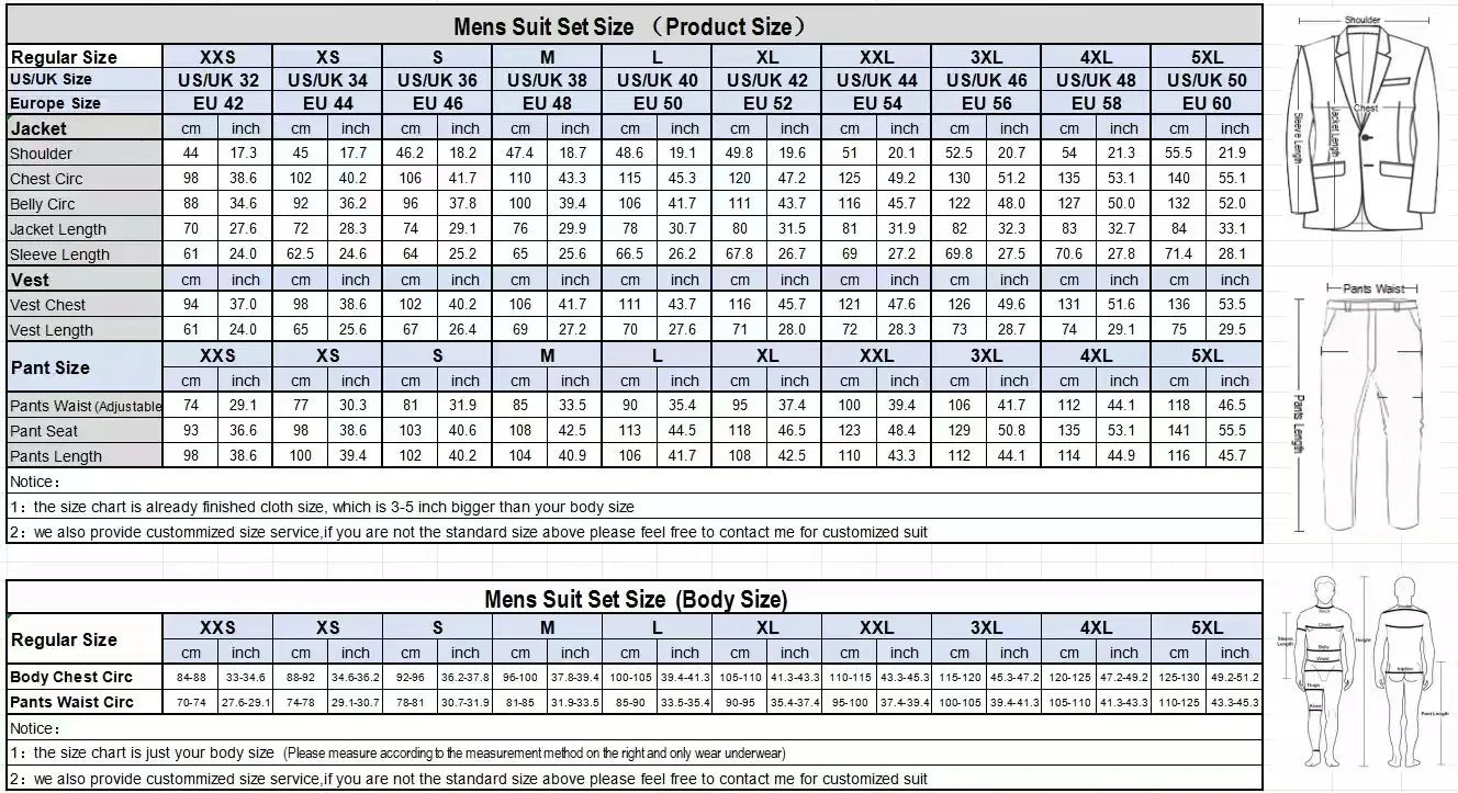 2 Piece Stand Collar Double-Breasted Chinese Style  Men's Suits With 3 Real Pocket Wedding SuitsTailored Fit (Blazer+Pants)