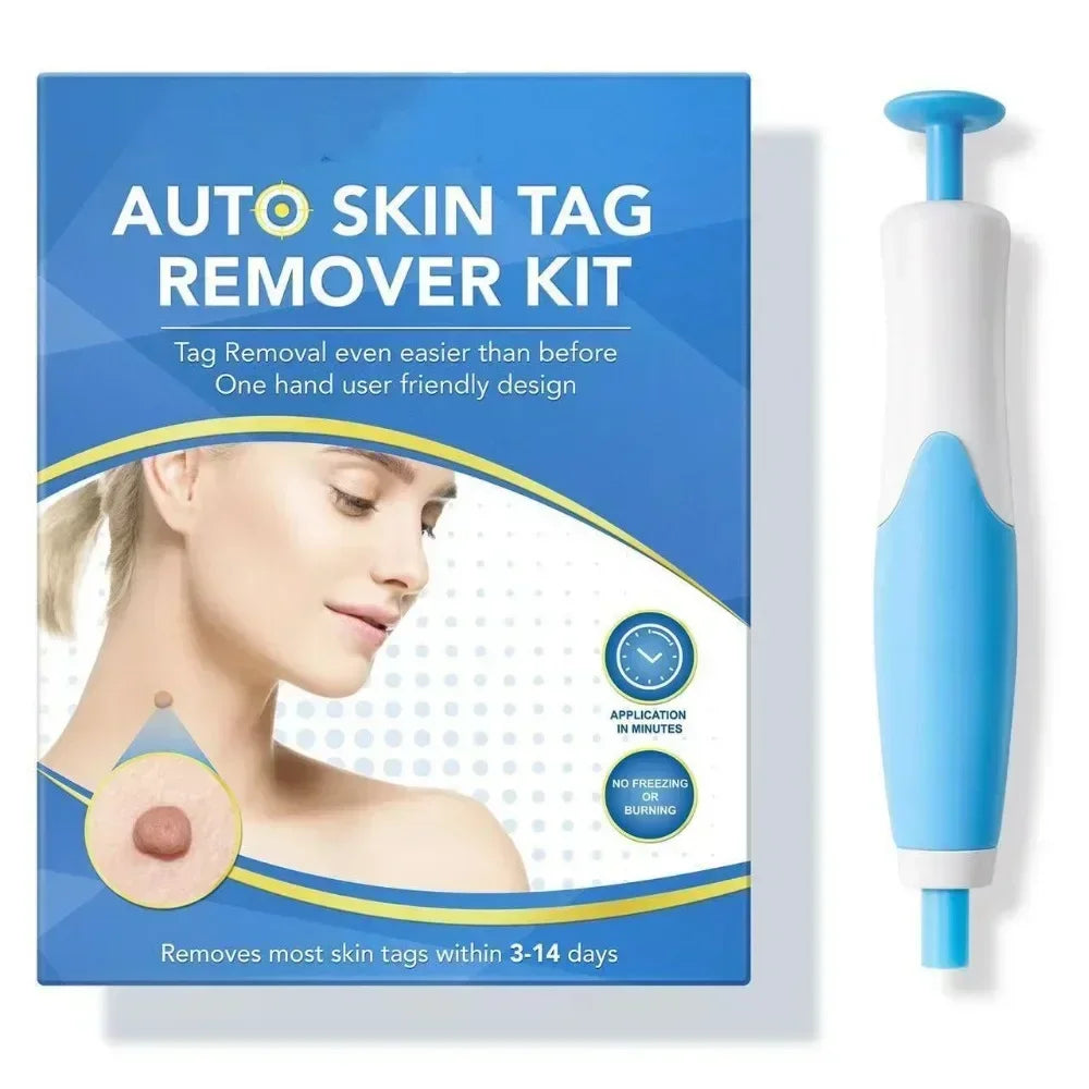 2 In1 Painless Auto Skin Tag Mole Wart Removal Kit  Face Skin Care
