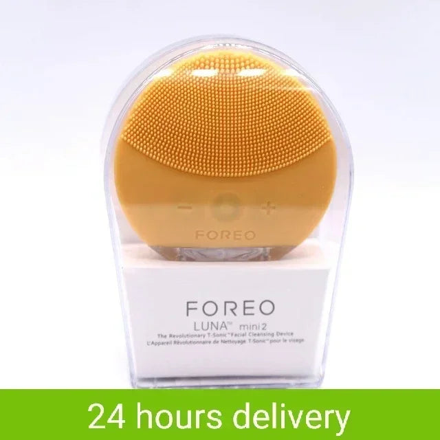 mini 2 facial silicone facial cleansing brush, USB charging, waterproof, level 8