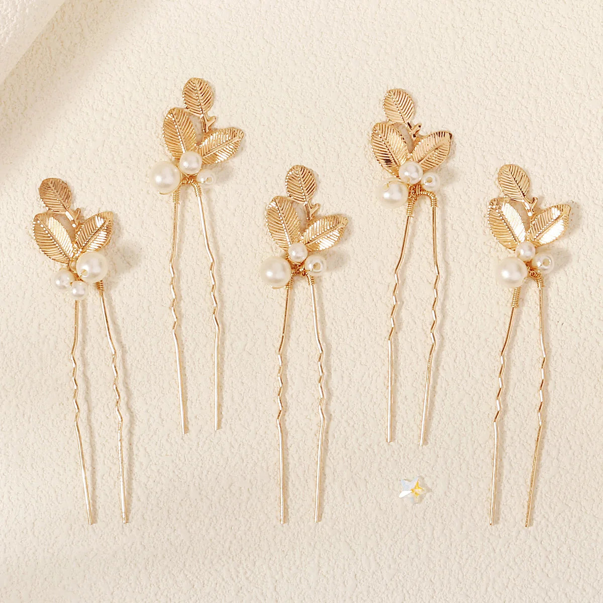 5pcs/pack Flower Clip Women Hair Clip Pearl Hair Comb Accessories Exquisite Hair Jewelry  Hairpin