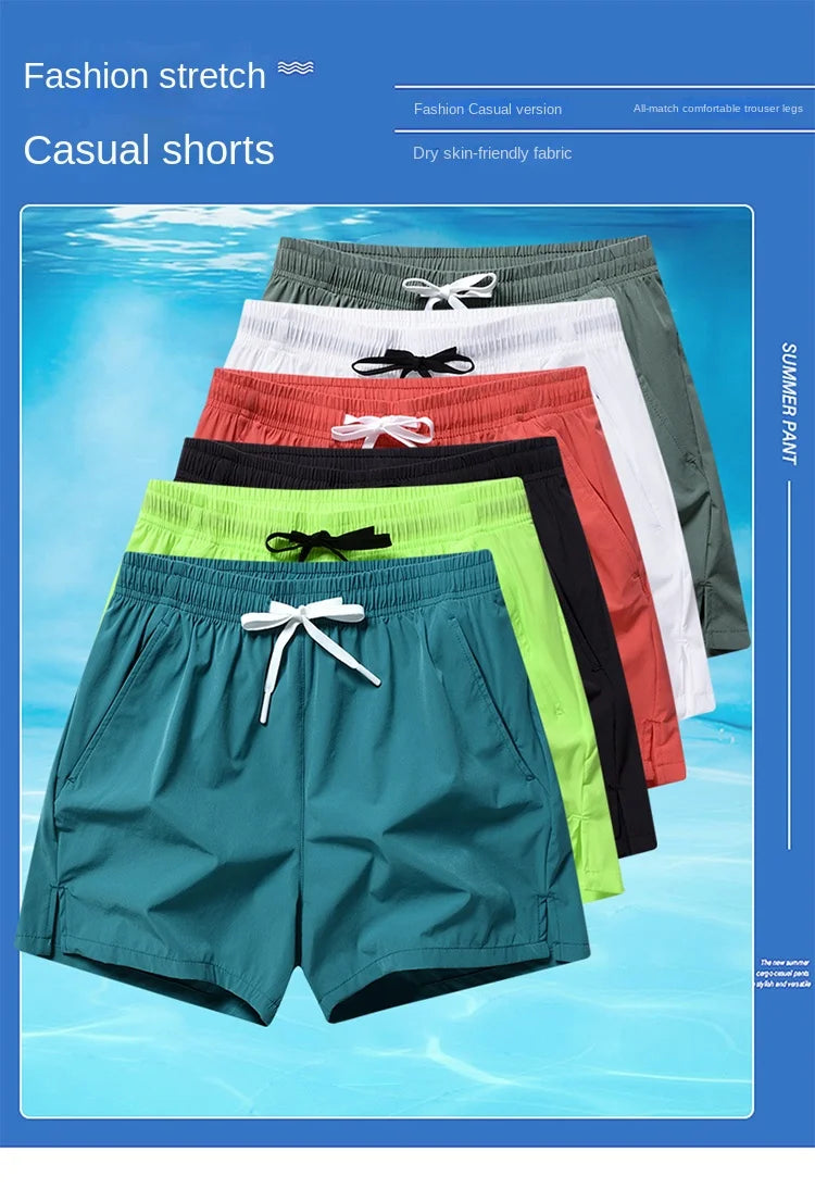 hot selling sports shorts, running pants, three piece pants, men's and women's zippered pockets, couple's shorts