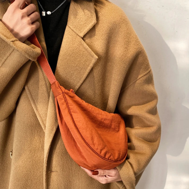 Casual Nylon Hobos Crossbody Bag for Women Designer Shoulder Bags Large Capacity Tote Lady Travel Shopper Bag