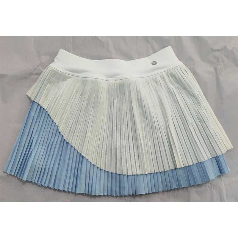 Women Pleated Tennis Skirt with Pockets High Quality Athletic Culottes High Waisted Golf Skorts Workout Running Skirts