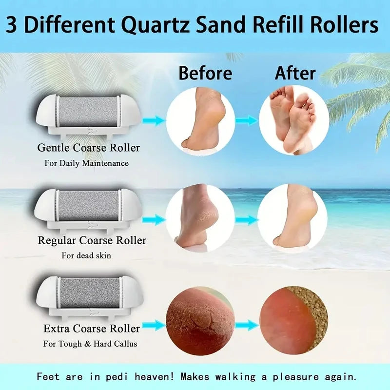 14-in-1 Rechargeable Electric Foot Callus Remover Kit