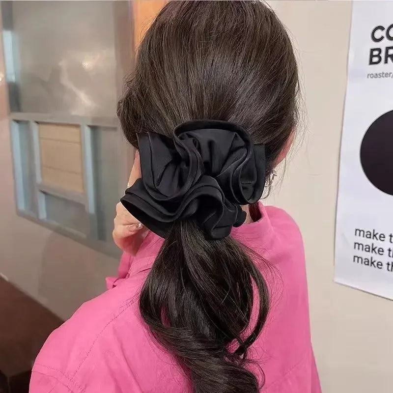 French Design Sense  Hair Tie Ins-Like Satin Hair Tie For Women  Style Hair Tie