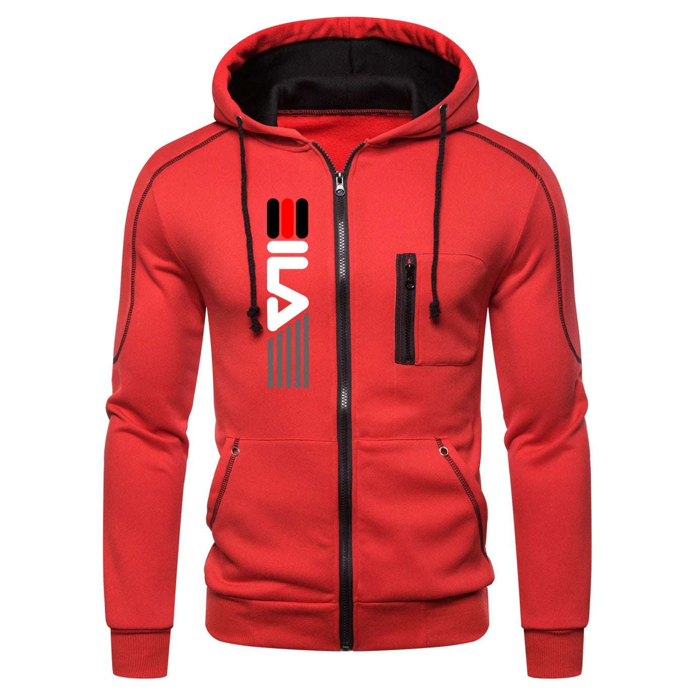 Men's Tracksuit Hooded Zipper Fashion Casual Sports Single Piece Sweatshirt And Daily Sweatpants Comfort Outdoor Jogger