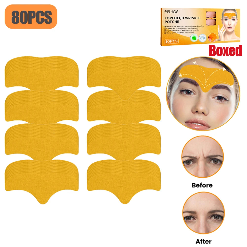 100-10pcs Collagen Forehead Wrinkle Patch