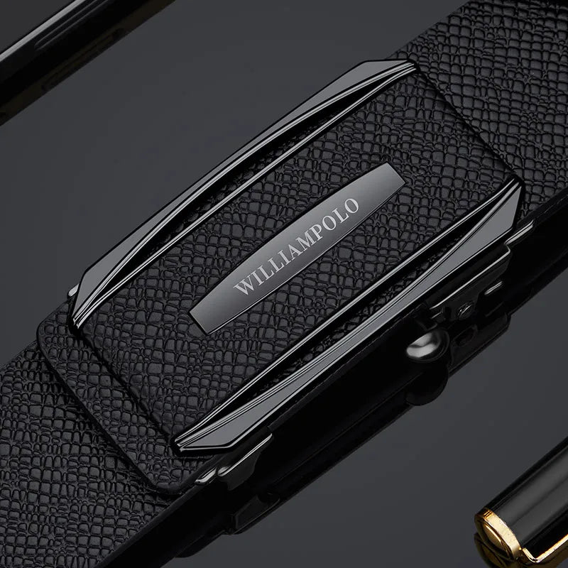 Fashionable and personalized waistband, minimalist toothless automatic buckle belt