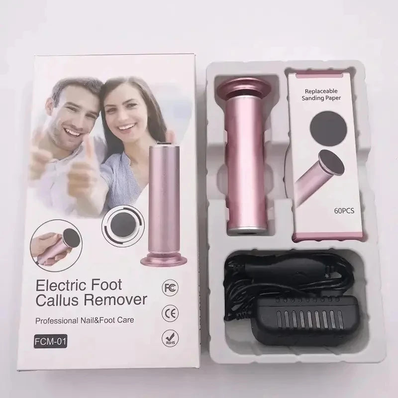 Electronic foot file pedicure sander for removing dead skin, electric callus remover
