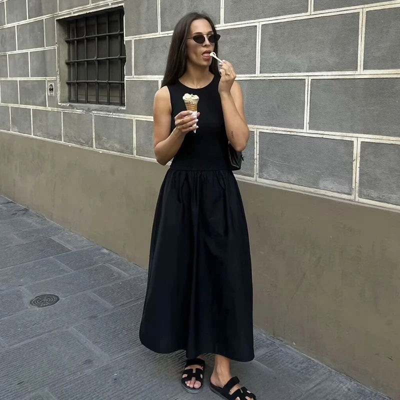 Women's Chic Slim Simple Elegant Dress Street Women's Comfortable Dress